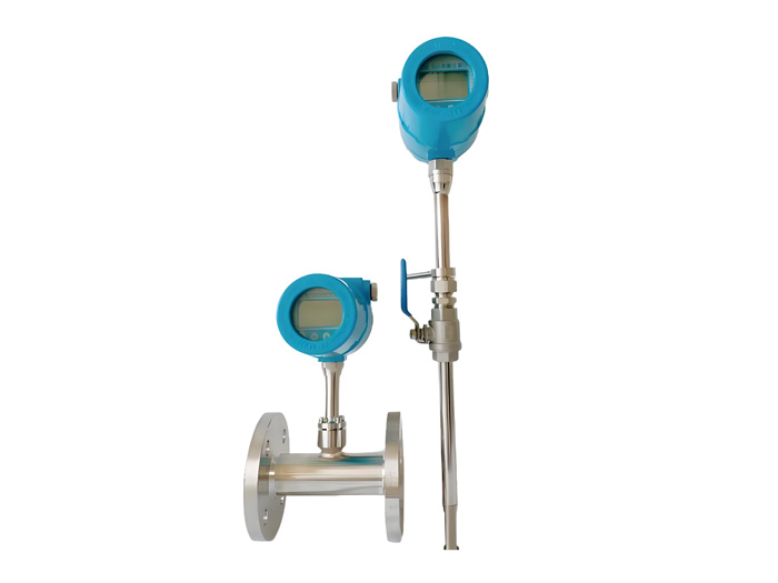 热式气体质量流量计-插入式+法兰连接