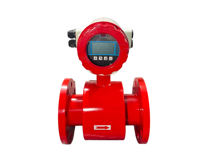电磁流量计-消防红色