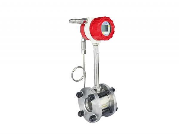 涡街流量计-对夹式红色